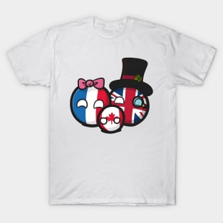 Polandball Countryball England France Canada Christmas gift T-Shirt